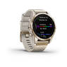 Спортивные часы Garmin Fenix 7S Sapphire Solar Cream Gold Titanium with Cream Heathered Nylon Band