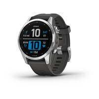 Спортивные часы Garmin Fenix 7S Silver with Graphite Band