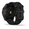 Спортивные часы Garmin Fenix 7X Sapphire Solar Black DLC Titanium with Black Band