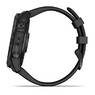 Спортивные часы Garmin Fenix 7X Sapphire Solar Black DLC Titanium with Black Band