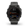 Спортивные часы Garmin Fenix 7X Sapphire Solar Carbon Grey DLC Titanium with Carbon Grey DLC Vented Titanium Band