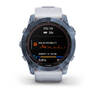 Спортивные часы Garmin Fenix 7X Sapphire Solar Mineral Blue DLC Titanium with Whitestone Band