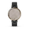 Спортивные часы Garmin Lily Classic Cream Gold Bezel with Black Case and Italian Leather Band