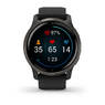 Спортивные часы Garmin Venu 2 Slate Stainless Steel Bezel with Black Case and Silicone Band