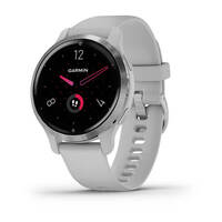 Спортивные часы Garmin Venu 2S Silver Stainless Steel Bezel with Mist Gray Case and Silicone Band
