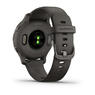 Спортивные часы Garmin Venu 2S Slate Stainless Steel Bezel with Graphite Case and Silicone Band