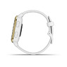 Спортивные часы Garmin Venu Sq Light Gold Aluminum Bezel with White Case and Silicone Band