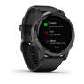 Спортивные часы Garmin vivoactive 4 Slate Stainless Steel Bezel with Black Case and Silicone Band