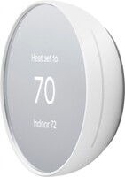 Тепла підлога. терморегулятор Google Nest Smart Programmable Wifi Thermostat Snow (GA01334)