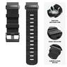 Тканинний ремінець QuickFit 26 для Garmin tactix, fenix 5X/6X/7X, quatix, D2, Foretrex, Descent, тактичний чорний